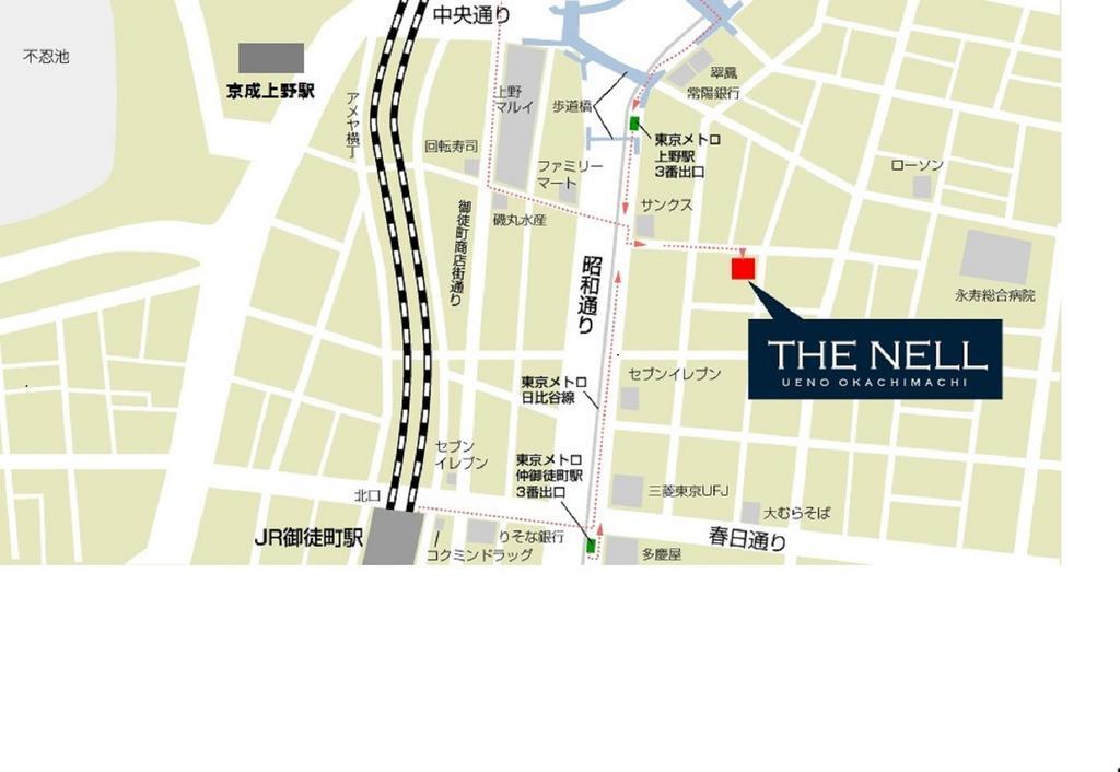 The Nell Ueno Okachimachi Otel Tokyo Dış mekan fotoğraf